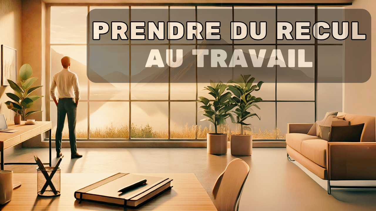 prendre du recul au travail
