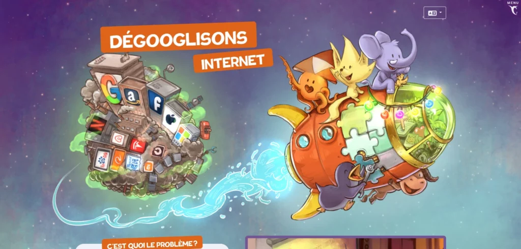 Capture du site degooglisons-internet