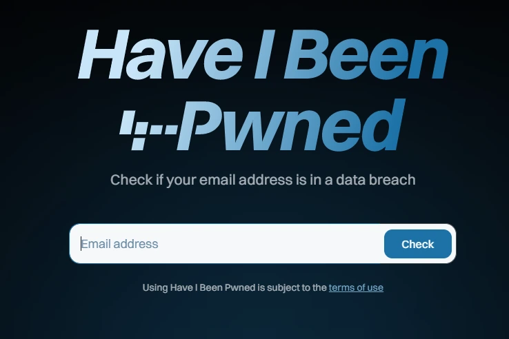 Vérifier avec haveibeenpwned si son compte a fuité