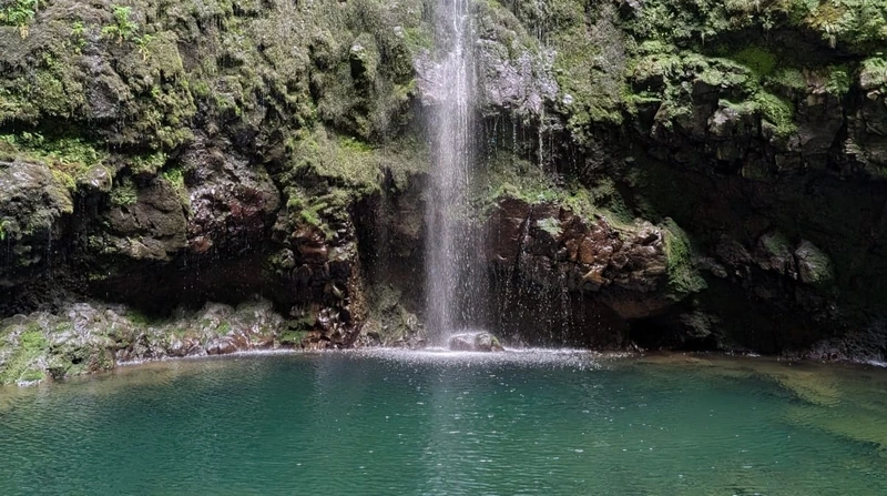 Une belle cascade à Madère