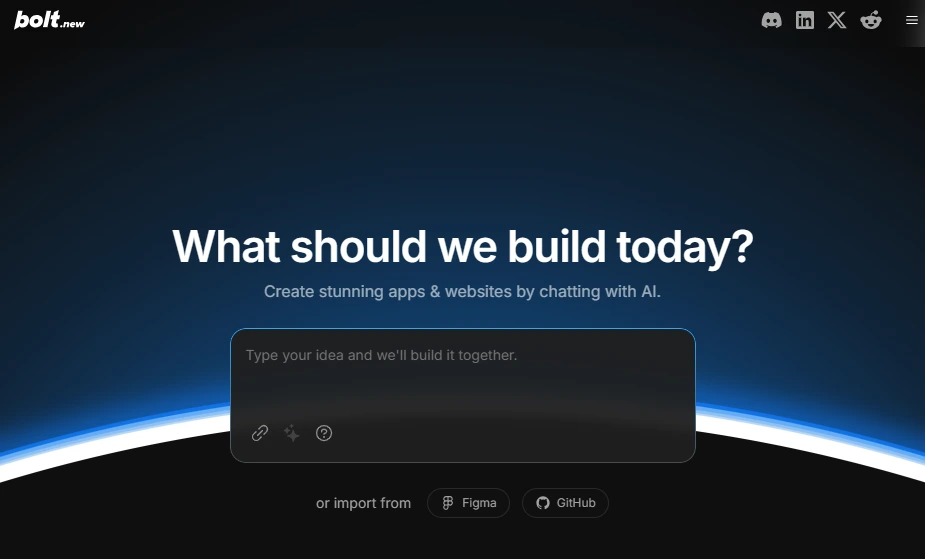 Générer une app avec Bolt.new