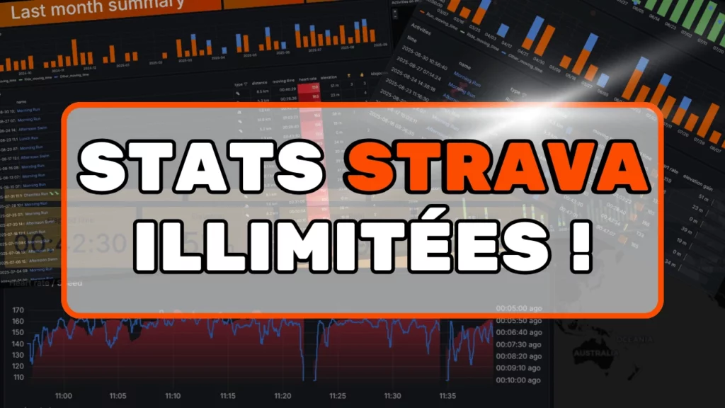 Des stats illimitées avec Strava et Grafana !