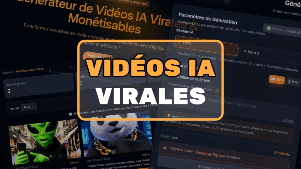 Vidéos IA Virales