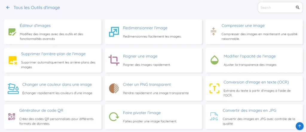 Tous les outils images avec OmniTools