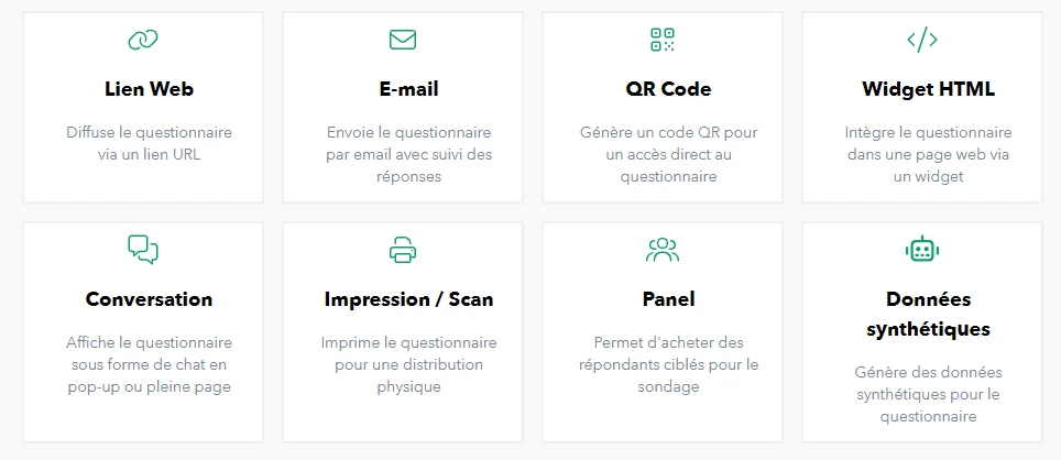 créer un questionnaire en ligne puis le diffuser facilement