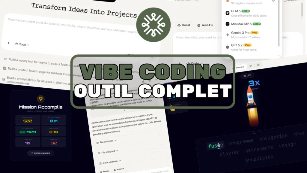 YouWare, l'outi de vibe coding complet