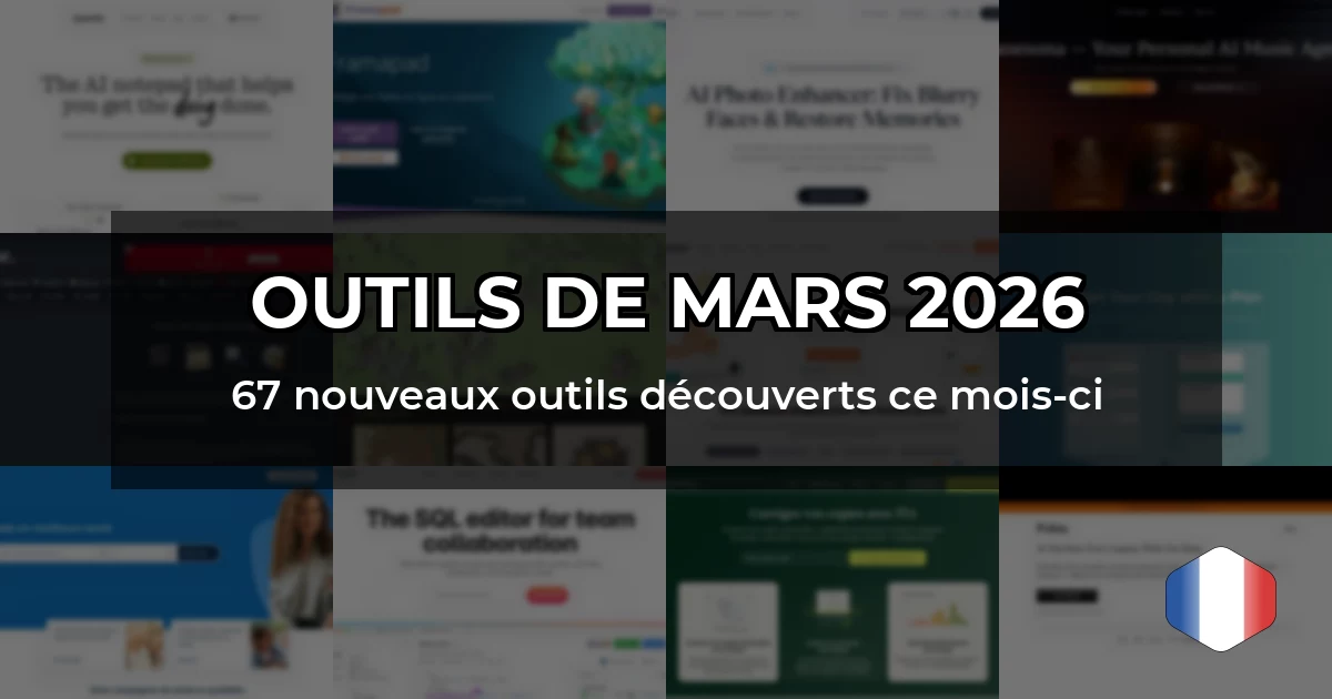 Outils IA mars 2026
