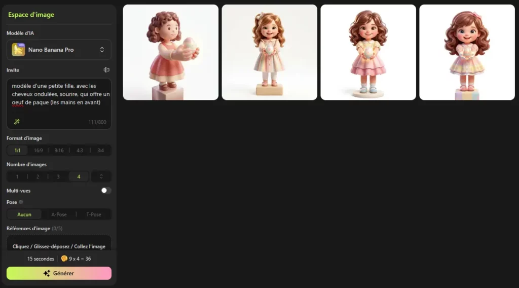 Génère une image à partir de texte