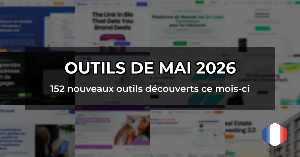 Outils web découvert en mai 2026