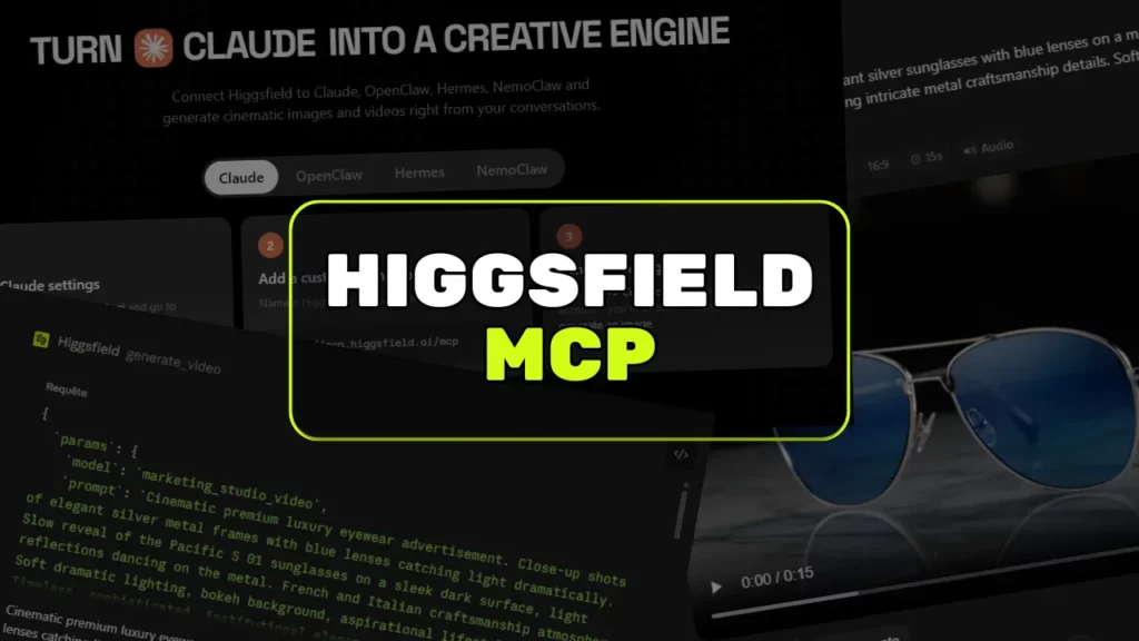 Connecter Higgsfield MCP à Claude