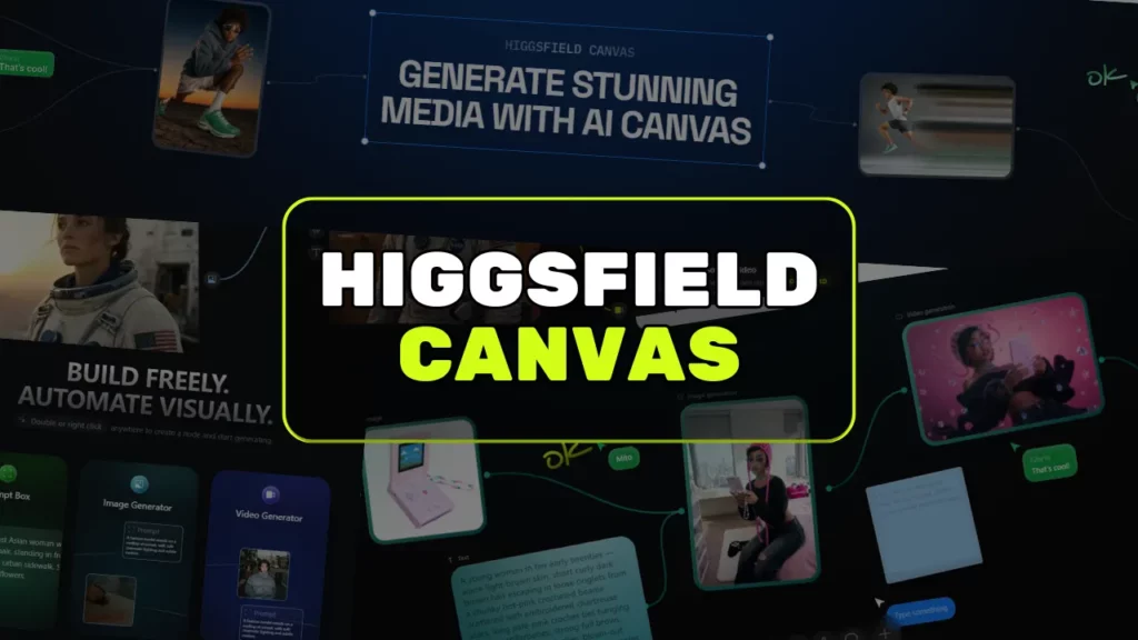 Construire un workflow de médias avec Higgsfield Canvas