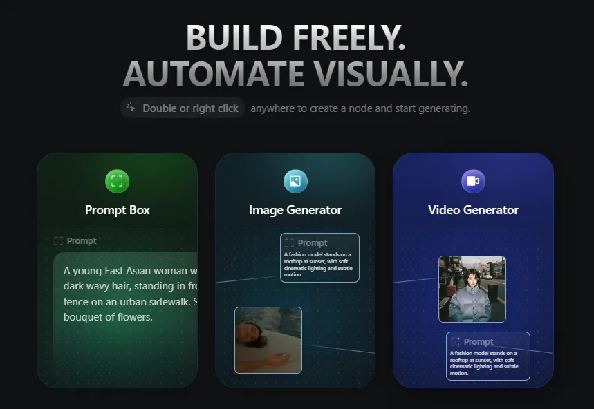 Construire un workflow avec Higgsfield Canvas