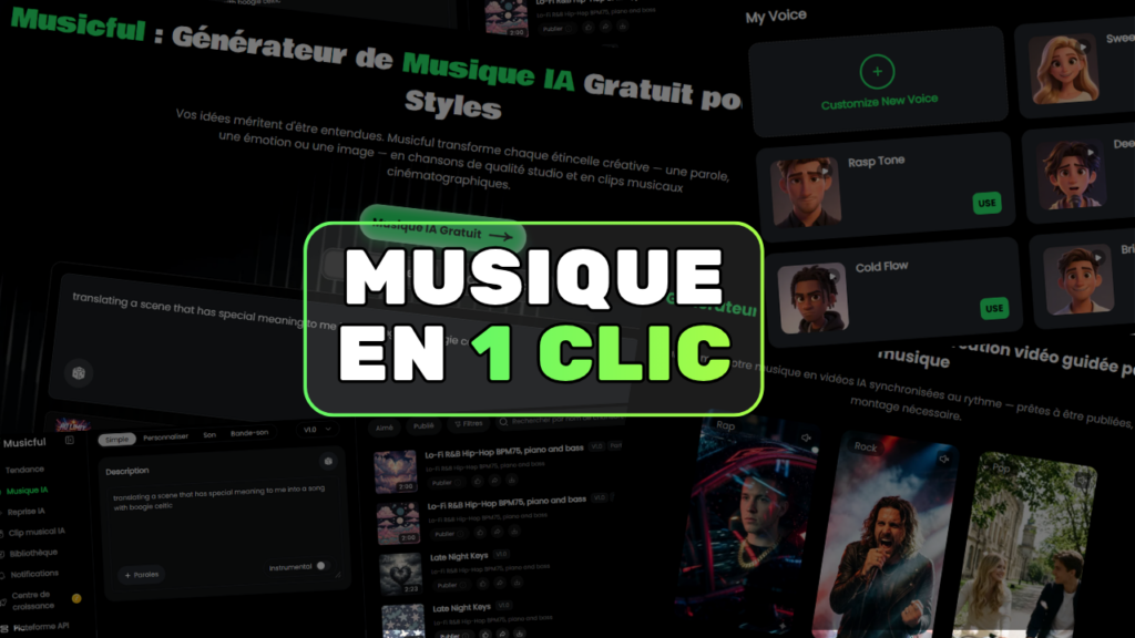 Générer de la musique en 1 clic