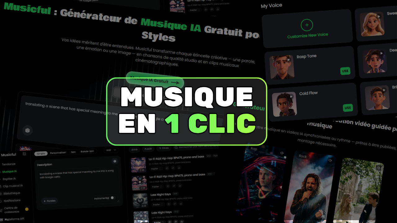 Générer de la musique en 1 clic