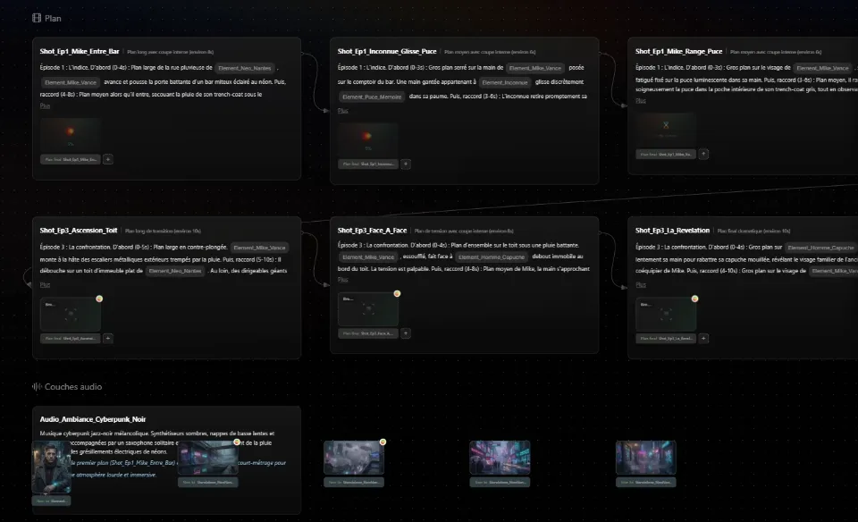 Storyboard de Flova AI