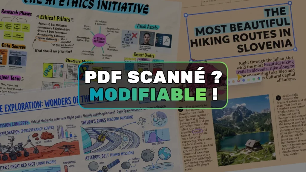 PDF Scanné modifiable