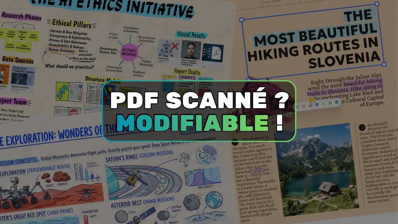 PDF Scanné modifiable