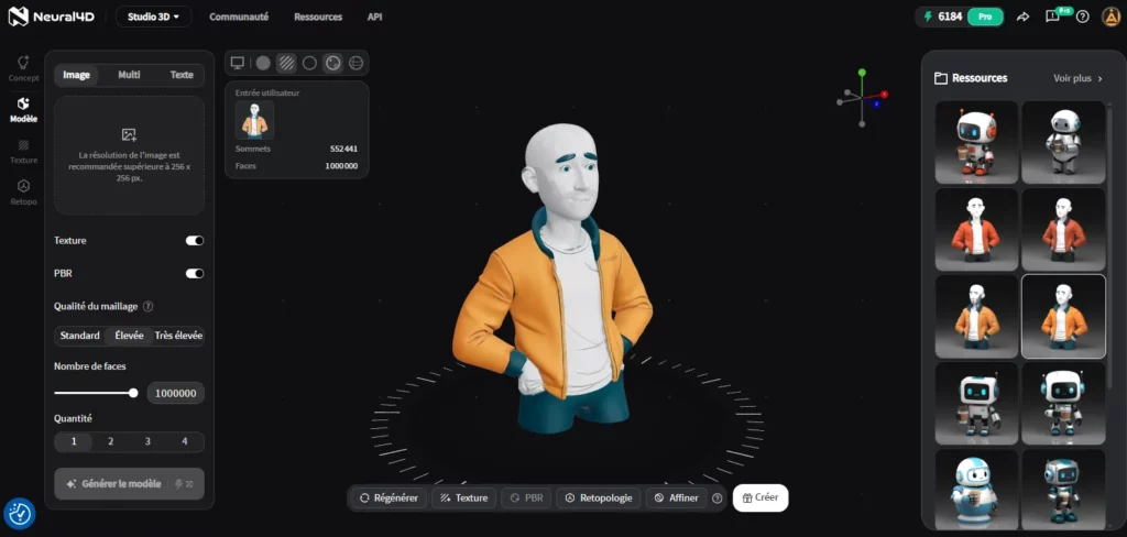Mon avis sur la transformation 3D à partir d'une image