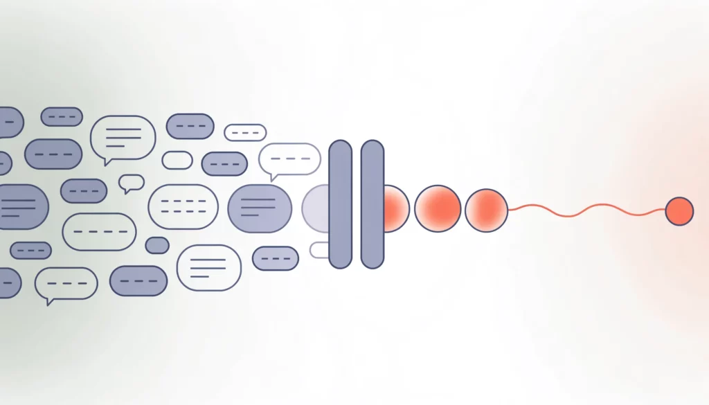 Jev IA : un filtre qui ne laisse passer que les notifications et validations importantes des agents